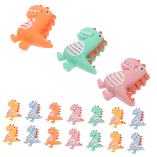 STOBOK 25 Stück Dinosaurier Harz Anhänger für Selbstgemachte Haarspangen Handyhüllen Bastelbedarf Kreative Haarschmuck Accessoires für Kinder und Bastelbegeisterte von STOBOK