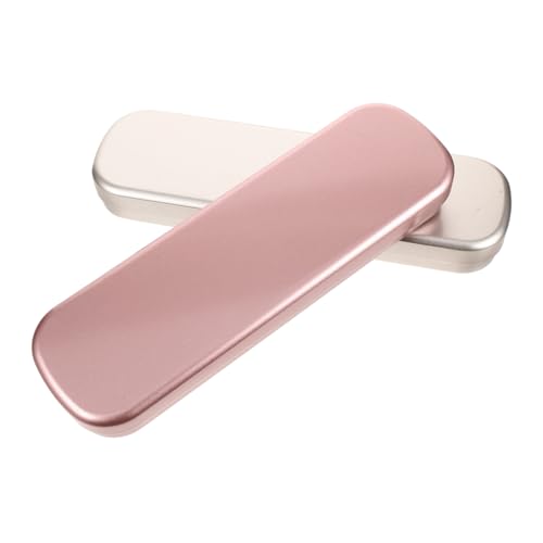 STOBOK 2stücke Federmäppchen Aus Weißblech Mit Weichem Futter Für Stifte Und Bleistifte Rechteckige Metallbox Als Stifte-Organizer Für Schüler Und Lehrer Leicht Zu Verstauen in STOBOK 2stücke Federmäppchen Aus Weißblech Mit Weichem Futter Für Stifte Und Bleistifte Rechteckige Metallbox Als Stifte-Organizer Für Schüler Und Lehrer Leicht Zu Verstauen in von STOBOK