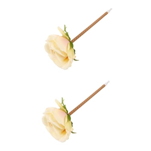 STOBOK 2stücke Künstlicher Blumenstrauß Kugelschreiber Für Muttertag Dekorative Stift Mit Langem Griff Für Angenehmes Schreiberlebnis Perfektes Für Besondere Anlässe von STOBOK