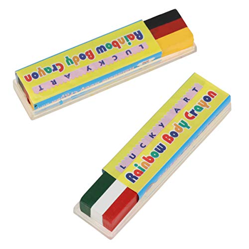 STOBOK 2stücke Gesichtsmalstifte Und Körpermalstifte Make-up-stifte Für Junge Mädchen Und Erwachsene Und Einfach Abwaschbar Mit Wasser Und Seife STOBOK 2stücke Gesichtsmalstifte Und Körpermalstifte Make-up-stifte Für Junge Mädchen Und Erwachsene Und Einfach Abwaschbar Mit Wasser Und Seife von STOBOK