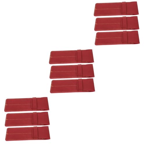 STOBOK 3 Sätze Etui Stifte Aufbewahrung Stift Aufbewahrung Stiftbox Pencil Case Rollmäppchen Kappe Autotelefonhalter Stifttaschen Aufbewahrungstasche Für Stift Leder 3 Stück * 3 von STOBOK