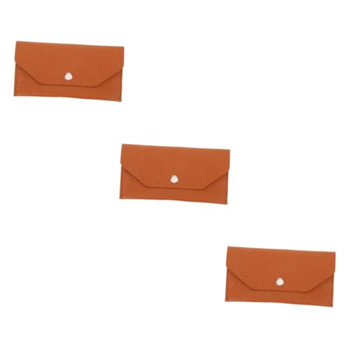 STOBOK 3stücke Multi-funktions Pu Geldbörse Für Männer Stilvolle Kartenaufbewahrung Wiederverwendbare Budgethülle Für Bargeld Und Karten Für Büro Und Alltag von STOBOK