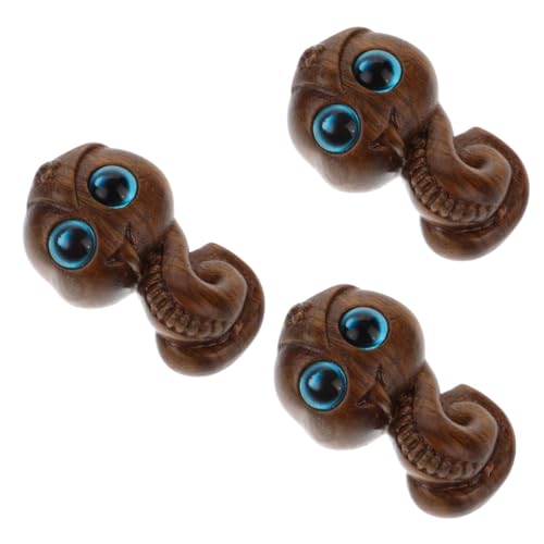 STOBOK 3 Stück Jahr Der Schlange Anhänger Desktop Schlange Ornament Feng Shui Tier Charm Schlange Anhänger Charm Miniatur Schlange Skulptur Schlange Hängende Verzierung Segen Charm von STOBOK