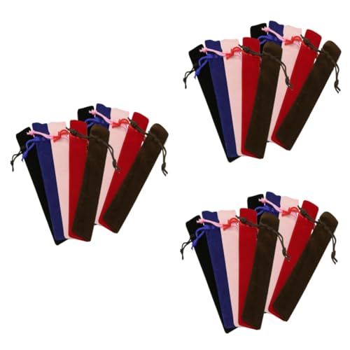 STOBOK 30stücke Federmäppchen Und Praktische Stiftebox Für Schule Büro Und Mit Reißverschluss Und Großem von STOBOK