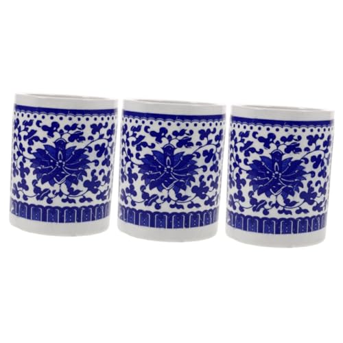 STOBOK 3St Stifthalter aus blauem und weißem Porzellan Bleistiftbecher Machen Besteckhalter Füller schreibtischzubehör Stiftebox bleistifte Schreibwaren-Organizer Büro-Keramik-Stifthalter STOBOK 3St Stifthalter aus blauem und weißem Porzellan Bleistiftbecher Machen Besteckhalter Füller schreibtischzubehör Stiftebox bleistifte Schreibwaren-Organizer Büro-Keramik-Stifthalter von STOBOK