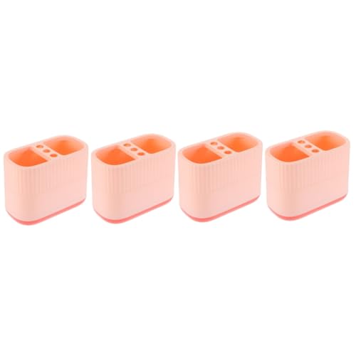 STOBOK 4 Stück Aufbewahrungskiste Schreibtisch- Desktop-Stifthalter aufbewahrungsdose Storage Boxes Make-up Pinsel Stifthalter aus Desktop-Bürstenhalter Lagerung Rosa von STOBOK