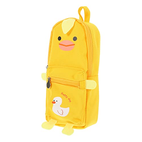 STOBOK 4 Stück Schreibwarentasche Aus Segeltuch Kawaii-Stift Tasche Für Buntstifte Skizzieren Bleistifte Tasche Federmäppchen Halter Federmäppchen Für Tiere Bilden Student Leinwand Stift von STOBOK