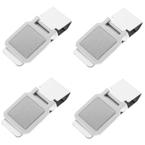 STOBOK 4stücke Geldklammer Für Bargeld Rechnungen Und Karten Praktische Tragbare Multifunktions-geldclip Für Alltag Und Minimalistisches Design Robust Und Langlebig von STOBOK