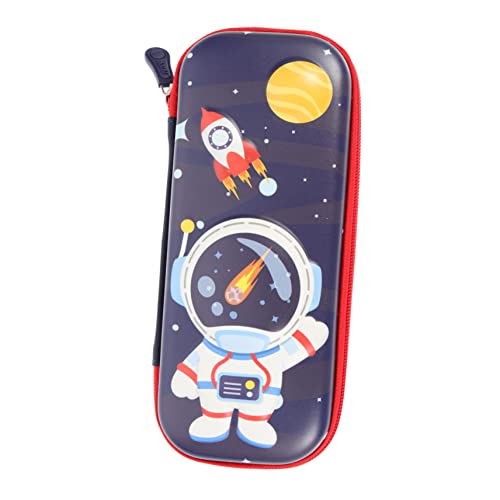 STOBOK 4 Stück Federmäppchen Mit Großem Fassungsvermögen Space Stiftetui Federmäppchen Mit Reißverschluss Estuche para Lapices Kawaii Federmäppchen Kosmetiktasche Geschenk Eva 3D Tragbar von STOBOK