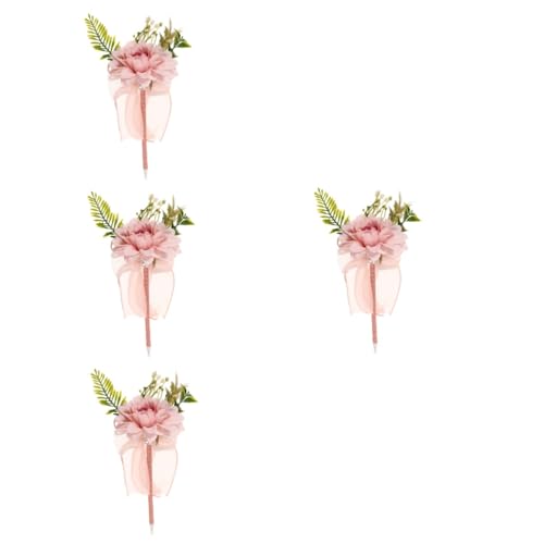 STOBOK 4stücke Künstlicher Blumenstrauß Kugelschreiber Für Muttertag Dekorative Langlebige Schreibstifte Mit Realistischem Design Für Und Anlässe von STOBOK