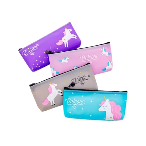 STOBOK 4 Stück Mäppchen Kosmetiktasche Cosmetic Bag schminkbeutel kundengeschenke Weihnachten geldgeschenke Weihnachten kosmetikbeutel Cosmetic Pouch Bleistiftbeutel für Schreibwaren von STOBOK