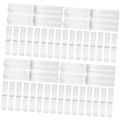 STOBOK 40stücke Transparente Stiftboxen Für Stifte Und Bleistifte Praktischer Aufbewahrungsbehälter Für Schule Büro Und Zuhause Für Schüler Lehrer Und Kreative Köpfe von STOBOK