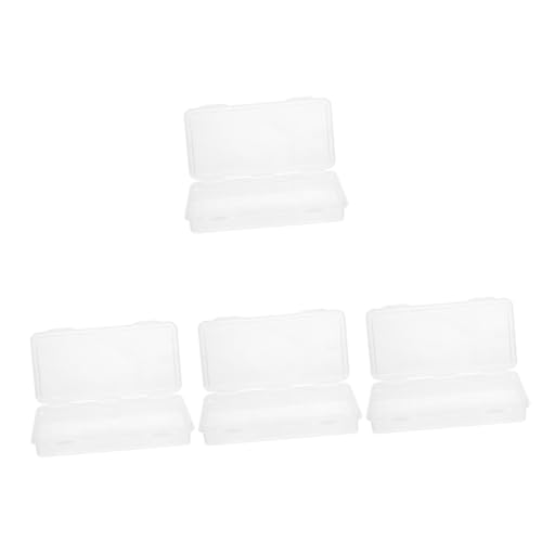 STOBOK 4stücke Stapelbare Stiftebox Aus Kunststoff Transparente Aufbewahrungsbox Für Stifte Bleistifte Und Marker Praktische Federmäppchen Für Bürobedarf Und Kunstbedarf Lösung Zur von STOBOK