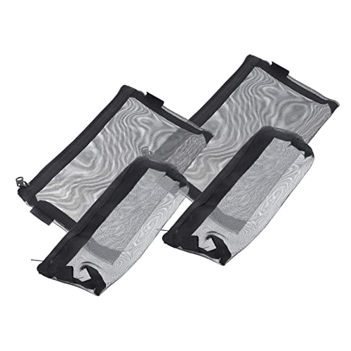 STOBOK 4stücke Teiliges Tragbare Federmäppchen Netzstoff Multifunktionale Stiftetasche Mit Großem Volumen Für Schüler Und Studierende von STOBOK