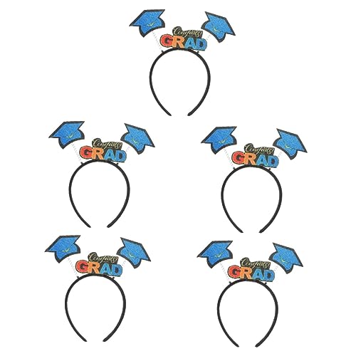 STOBOK 5st Arzt Hut Stirnband Zubehör Für Die Abschlussfeier Requisiten Für Die Abschlussfeier Partybevorzugungs-stirnband Abschlussgeschenk 2023 Geschenke Feder Stoff Student Absolvent von STOBOK