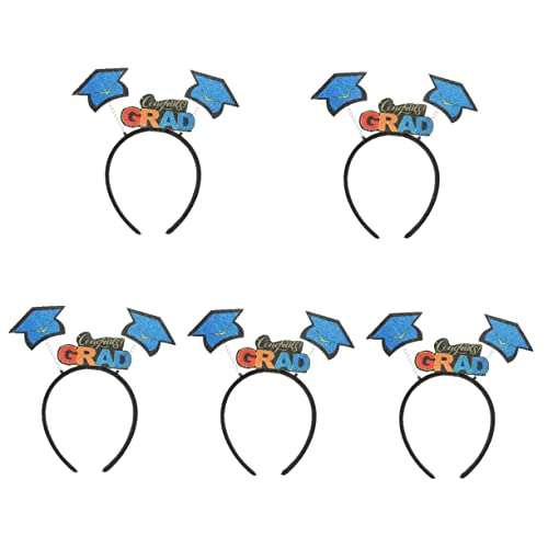 STOBOK 5st Arzt Hut Stirnband Abschlussfeier-stirnband Zubehör Für Die Abschlussfeier 2023 Abschluss-headbopper Abschlussgeschenk 2023 Festival-haarband Student Stoff Kleidung Cosplay von STOBOK