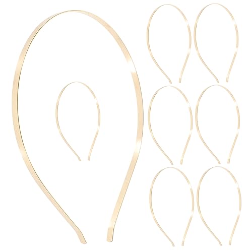 STOBOK 50 Stück Diy Haarreifen Handgemachte Leere Haarreifen für Haarschmuckgestaltung für Hochzeiten Partys und Tägliches Vielseitig Einsetzbar von STOBOK