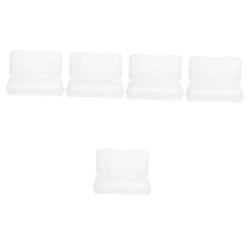 STOBOK 5Er-Box für Pinsel Bleistiftbehälter klares Federmäppchen schul federmäppchen School Pencil case pencilcase Malpinsel-Organizer Multifunktions-Stifthalter Plastik von STOBOK