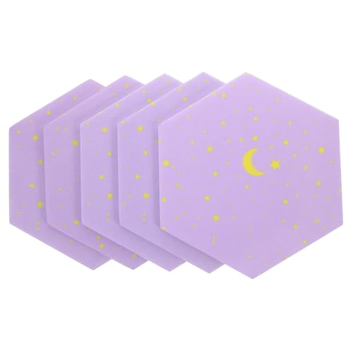 STOBOK 5st Dekoratives Filzbrett Nachrichtentafel Für Foto Nachrichtentafel Anzeigen Schwarzes Brett Des Büros Memo-schwarzes Brett Dekoratives Nachrichtenbrett Polyester Violet von STOBOK