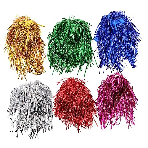 STOBOK 6stücke Kurze Bunte Perücke Für Damen Hochtemperaturfaser-haarperücke Modische Kopfbedeckung Für Täglichen Gebrauch Farbenfroh Und Stylisch von STOBOK