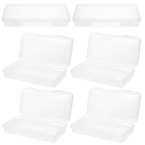 STOBOK 6 Stück Durchsichtige Stift-Geschenkboxen Leere Acryl-Füllfederhalteretuis Stiftverpackungsbox Hartplastik Buntstiftbox Bleistifthalter Für Erwachsene Kinder Schreibwaren von STOBOK