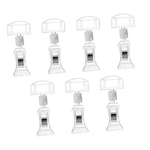 STOBOK Lebensmittel-schilderhalter Schreibtisch-schilderständer 360 Grad Drehbar Preisschild-Clip Schilderhalter von STOBOK