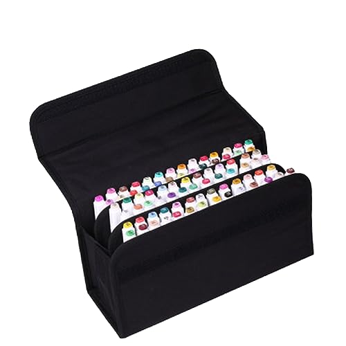 STOBOK 80 Make-up-Reisekoffer Make-up-Taschen-Organizer-Tasche Vorratsbehälter Aufbewahrungsbeutel Marker-Organizer Aufbewahrungstasche flüssig Markierungsbeutel Veranstalter Lippenstift von STOBOK