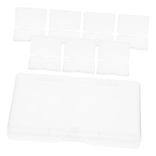 STOBOK 8stücke Transparenter Kunststoff-kartenhalterbox Mit Klappdeckel Für Visitenkarten Spielkarten Und Kreditkarten Karten-Organizer Mit Staub Und Wasserschutz Für Sammelkarten Und Kle STOBOK 8stücke Transparenter Kunststoff-kartenhalterbox Mit Klappdeckel Für Visitenkarten Spielkarten Und Kreditkarten Karten-Organizer Mit Staub Und Wasserschutz Für Sammelkarten Und Kle von STOBOK
