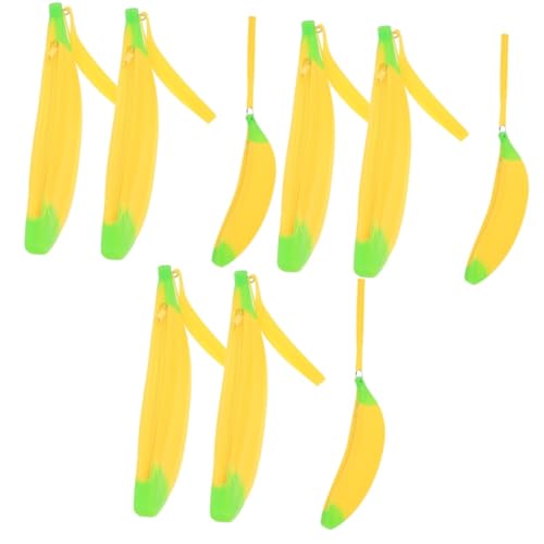 STOBOK Reisekosmetiktasche 9 Stück Bananenetui Münzbeutel Münzgeldbörsen Kleingeldhalter Für Beutel Für Mädchen Silikonbehälter n Cartoon-Stift-Organizer-Beutel Cartoon von STOBOK