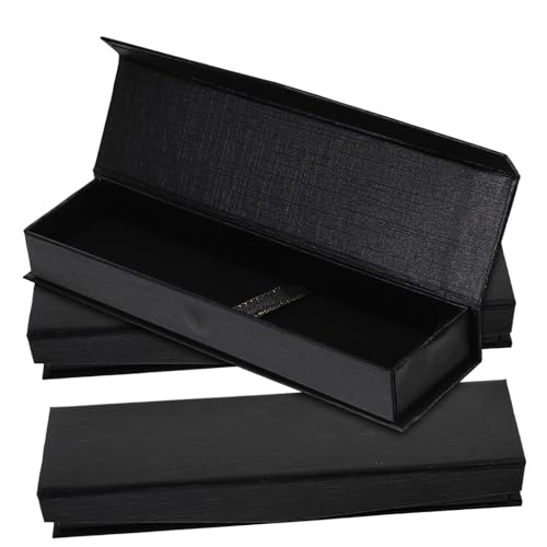 STOBOK 9stücke Teiliges Eleganter Federmäppchen Schwarze Stiftbox Für Füllfederhalter Und Kugelschreiber Für Schreibwaren-Organizer von STOBOK