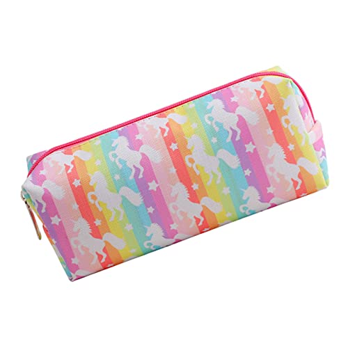 STOBOK Bedruckte Federtasche Mit Großer Kapazität Federmäppchen Für Kinder Reißverschluss Dekorative Schreibwarentasche Für Jungen Und Mädchen von STOBOK