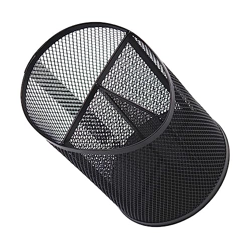 STOBOK Bleistiftbehälter Schreibtischhalter aus Metall für Stifte Office Organizer büro Organizer Mesh-Federmäppchen Bleistifthalter für den Schreibtisch Fase Make-up Pinsel von STOBOK