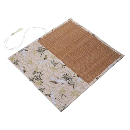STOBOK Chinese Calligraphy Brush Roll up Bag Tragbare Aufbewahrungstasche Für Pinsel Und Stifte Große Kapazität Für Künstler Und Schüler Mit Mehreren Fächern Für Optimale von STOBOK
