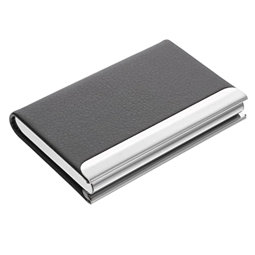 STOBOK Brieftasche Kartenhalter Visitenkartenetui Kreditkartenhalter Namenskarte Kartenetuis Namenskarten-Organizer Schwarz von STOBOK