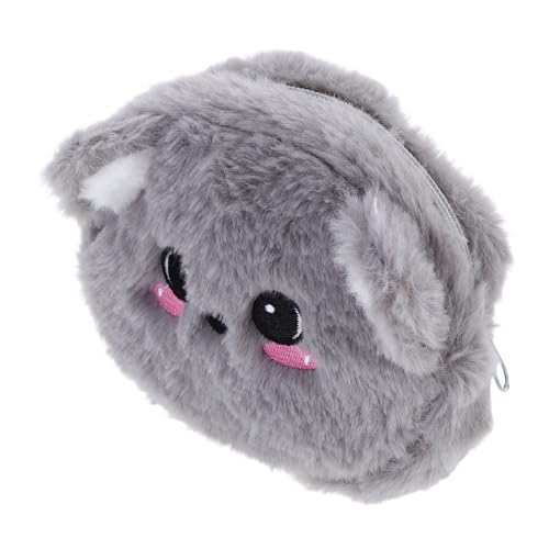 STOBOK Plüschtasche Für Junge Mädchen Flauschige Geldbörse in Koala-Form Münzbörse Kartenhalter Aus Plüsch Aufbewahrungstasche Für Kleingeld Süße Tier-münztäschchen Für von STOBOK
