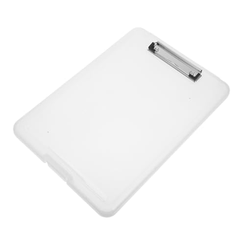 STOBOK Klemmbrett Aufbewahrungsbox Mit Transparenter Ordner Für Dokumente Leicht Und Tragbar Für Büro Schule Und Medizinisches Personal von STOBOK
