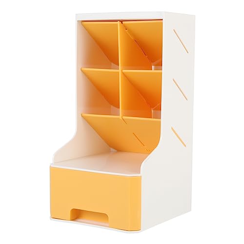 STOBOK Desktop-aufbewahrungsbox Büroorganisation Schreibtisch Stifthalter Make-up-pinselhalter Organisator Für Schulbedarf Schreibwaren-Organizer Büroregale Pp Veranstalter Mehrschichtig von STOBOK