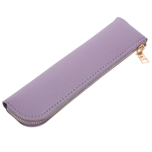 STOBOK Multifunktionales Federmäppchen Pu- Retro Design Großer Für Schreibwaren Praktische Stiftetasche Mit Reißverschluss Für Schule Und Büro von STOBOK