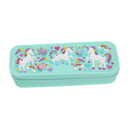 STOBOK Cartoon-Muster Stiftetasche Für Große Kapazität Tragbare Federmappe Für Schule Und Praktische Aufbewahrung Für Schreibwaren Und Zubehör von STOBOK