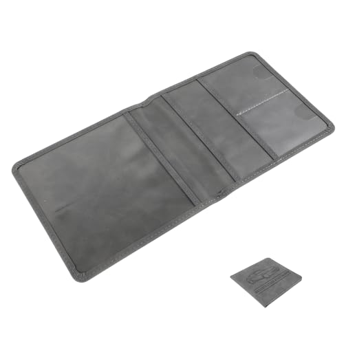 STOBOK Fahrzeugschein Hülle Und Kreditkartenetui Aus Pu Einsetzbar Für Führerschein Id-Karten Versicherung Und Bargeld Praktische Und Stilvolle Lösung Für Männer Und Frauen von STOBOK