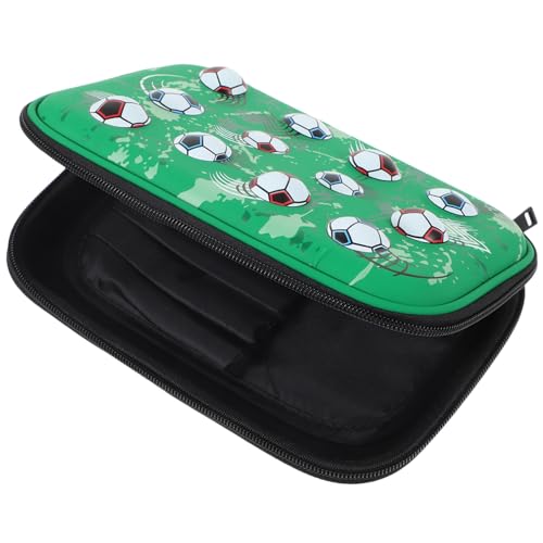 STOBOK Baseball-bleistiftbox Studenten-Aufbewahrungstasche Sport-federmäppchen Sportstifthalter Reise-kulturbeutel Student Federmäppchen Bleistift-Organizer Fußball Handheld Eva Kind von STOBOK