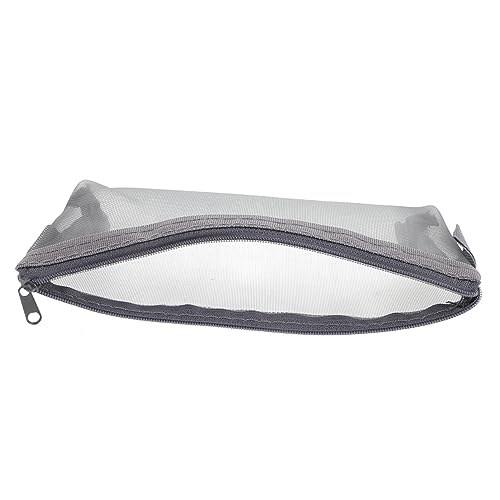 STOBOK Große Stifttasche aus Mesh Transparente Federmäppchen Aufbewahrung Leicht und Tragbar für Schreibwaren Künstlerbedarf und Outdoor-aktivitäten Organizer für Stifte Scheren von STOBOK