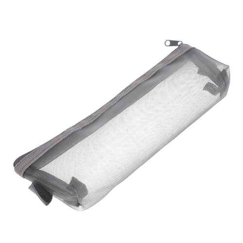 STOBOK Großer Kapazitäts-stiftebeutel Für Schule Büro Multifunktionale Aufbewahrung Für Stifte Pinsel Und Kosmetik Tragbare Transparente Tasche Mit Reißverschluss von STOBOK