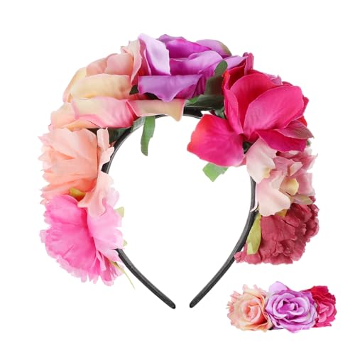 STOBOK Elegantes Rosenblüten-stirnband Leichte Kopfbedeckung für Damen für Halloween von STOBOK