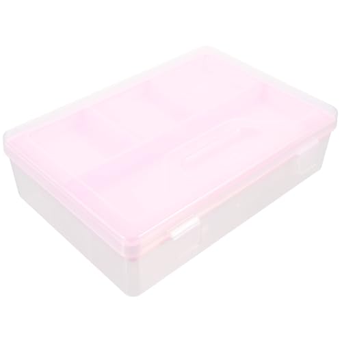 STOBOK Kasten Skizzenbox leichte Stiftebox Bleistift-Verpackungsbox Mäppchen schreibutensilien Pin-Box Plastikbehälter Bleistiftbehälter tragbar Zeichenwerkzeug transparente Box Container von STOBOK