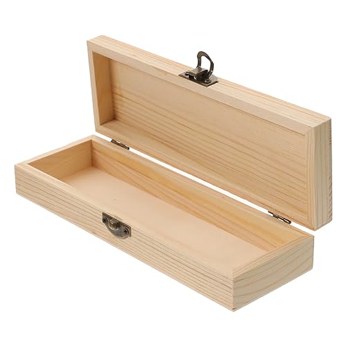 STOBOK Holz-aufbewahrungsbox Großes Federmäppchen Büro-Bleistift-Organizer Malpinsel-aufbewahrungsbox Mit Großem Fassungsvermögen Für Schüler Und Junge Mädchen Langlebig Und Für von STOBOK