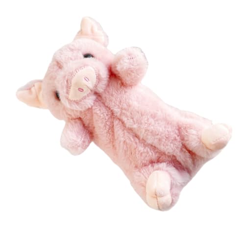 STOBOK Kleines rosa Schweinchen-Federmäppchen Bleistifthaltertasche Stifftehalter Kinder federmäppchen Cute Pencil case süßes Federmäppchen schönes Federmäppchen Karikatur Weich süß von STOBOK