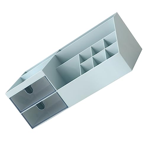 STOBOK Schreibtisch-Container Kosmetische Aufbewahrungsbox Schminkpinsel Kunststoffbehälter Aufbewahrungsorganisator Aus Schreibtisch- Desktop-Stift-aufbewahrungsbehälter Desktop- von STOBOK
