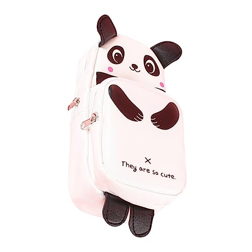 STOBOK Mäppchen Brillenetui Reißverschlusstasche Panda-stifttasche Bleistift-Organizer Lippenstifte Tasche Bleistifthaltertasche Beutel Mit Klebestift Mädchen Hase Make-up-Box Pu-Leder von STOBOK