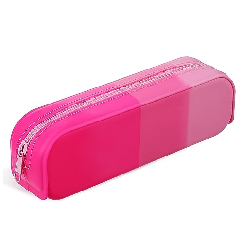 STOBOK Aufbewahrung Von Make-up-pinseln Federmäppchen Bleistiftbox Pinselabdeckung Bilden Kleine Make-up-Organizer-Box Bleistiftbeutel Student Hohe Kapazität Kieselgel Make-up-pinseletui von STOBOK